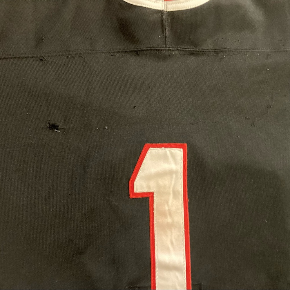 1996-97 Rouyn-Nouranda Huskies Game Used Worn Hockey Jersey Goalie QMJHL CHL - Picture 9 of 12